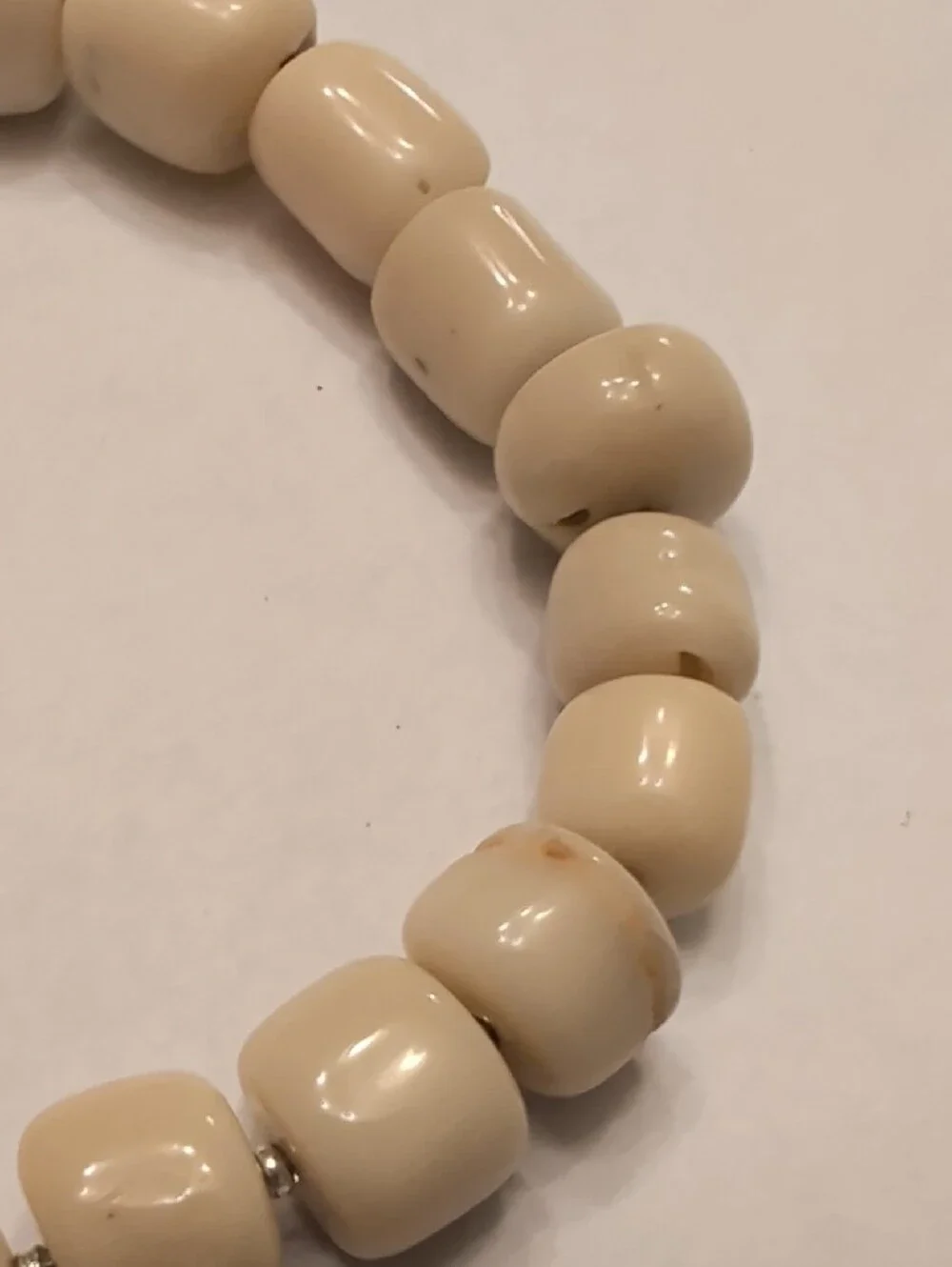 White Coral Stretch Bracelet